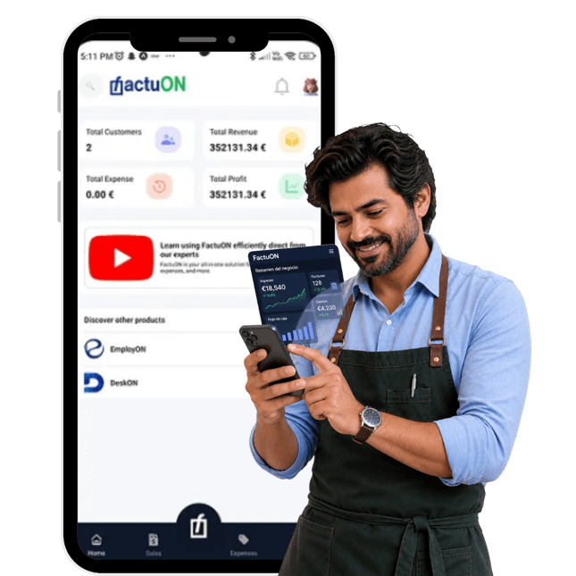 Manage business on mobile app