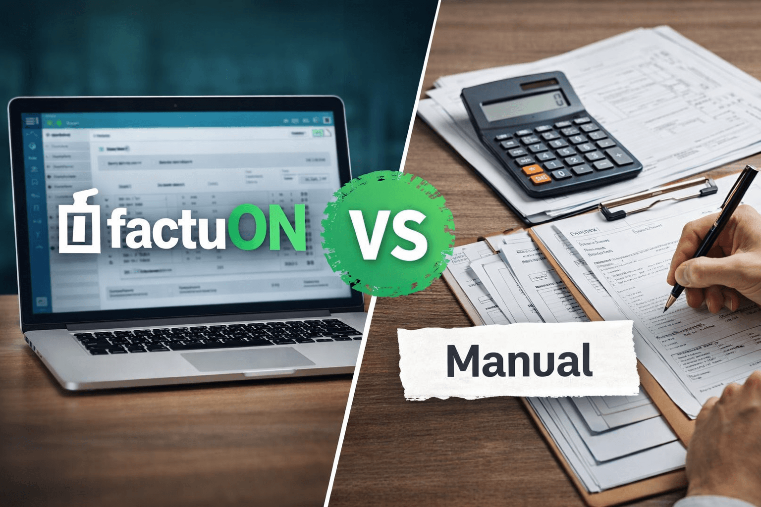 FactuON vs Facturación Manual – ¿Cuál es Mejor para tu Negocio en 2026?