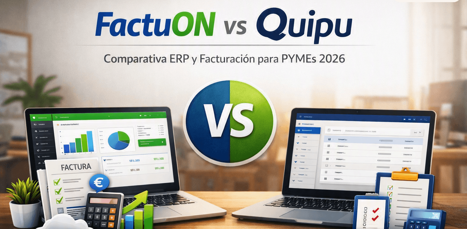 FactuON vs Quipu: Comparativa Definitiva de ERP y Facturación (2026)