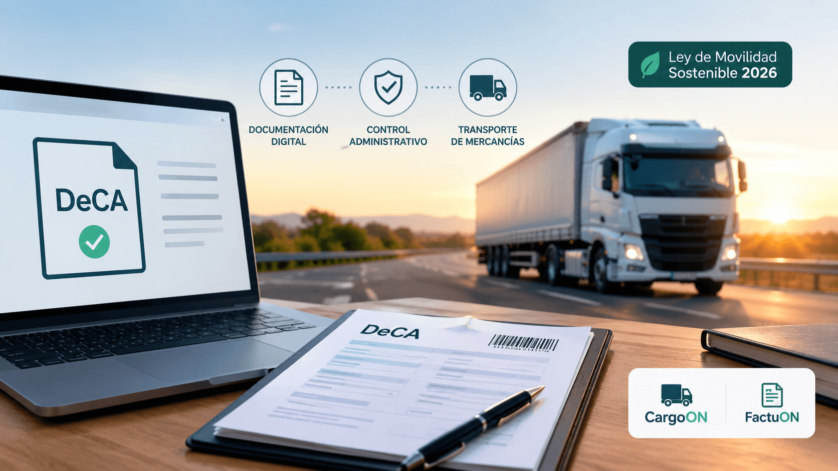 ¿Qué es el documento DeCA y para qué sirve en el transporte?