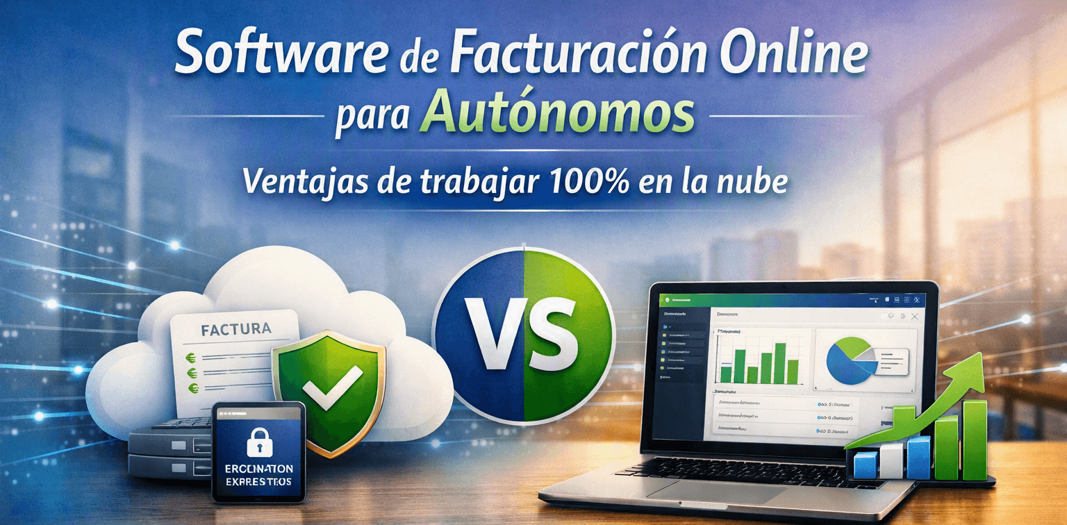 Software de facturación online para autónomos: Ventajas en la nube